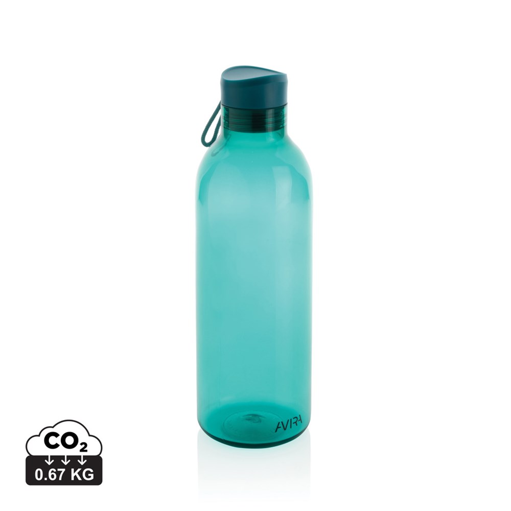 Atik RPET Flasche 1L in klar Minimalistisches Design für Events und Kundenbindung