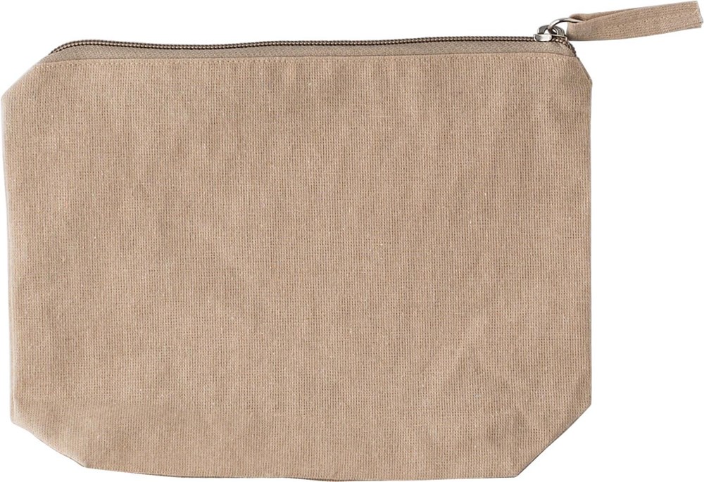 Cressida Kosmetiktasche aus 100% recycelter Baumwolle – Perfektes Werbegeschenk mit Logo
