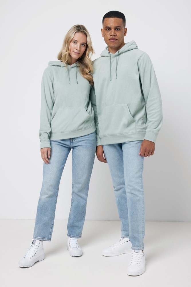 Iqoniq Trivor Fleece Hoodie 240gr recyc. Polyester – Perfekter Werbeartikel mit Logo