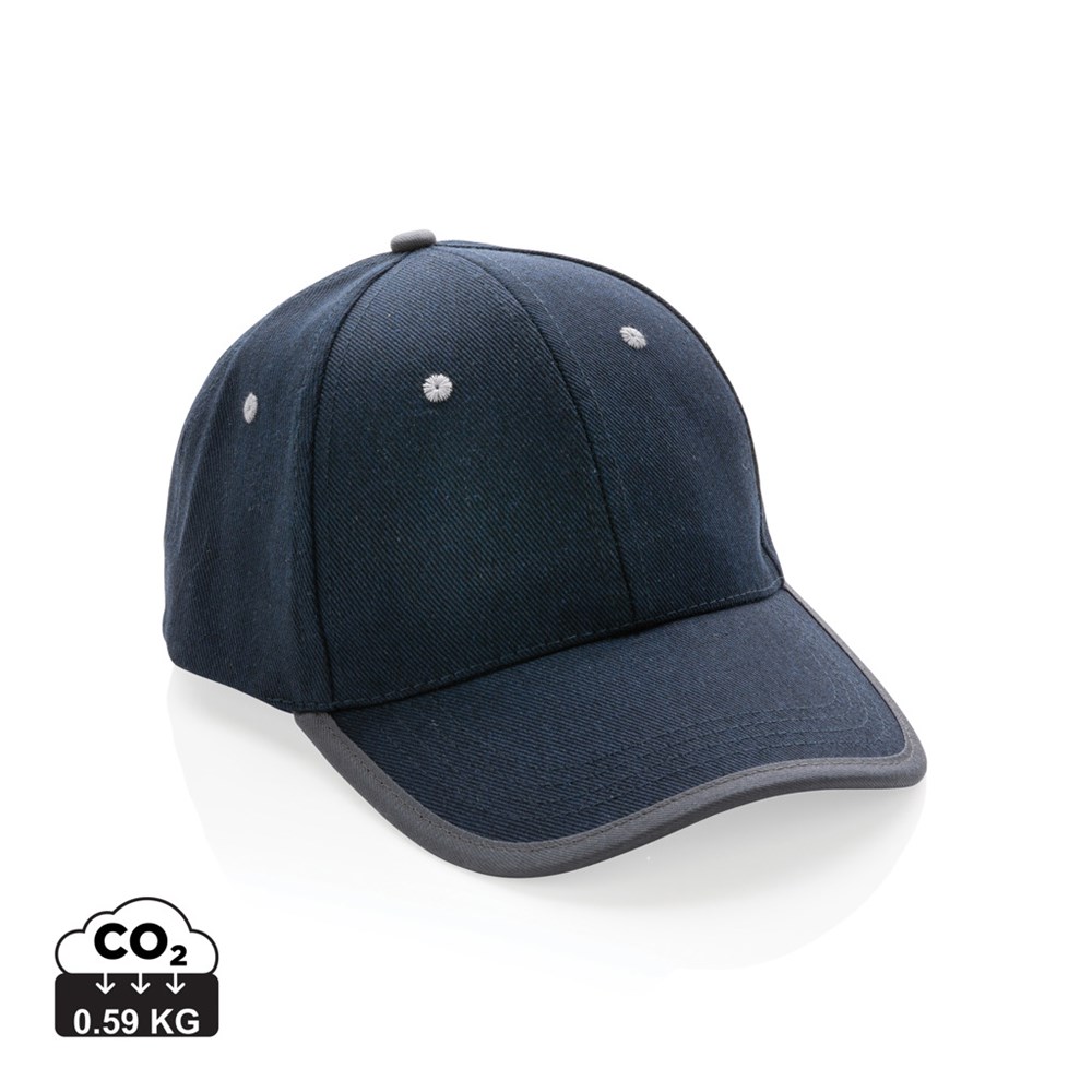 Impact Cap Brushed rCotton Dunkelgrau – Strahlendes Werbegeschenk mit Logo