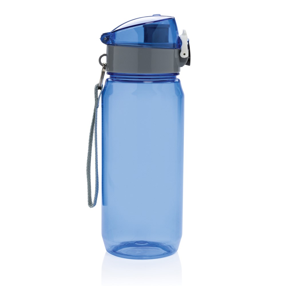 RPET AquaGrip 600ml Blau – Ideales Kundenbindungsgeschenk mit Logo