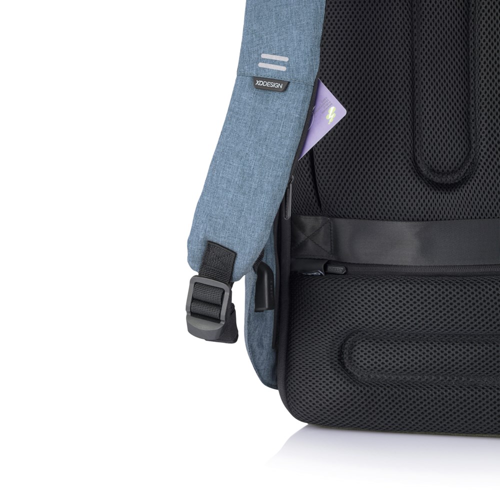 Bobby Hero Small Anti-Diebstahl-Rucksack rPET Edition – Ideal für Events und Messen