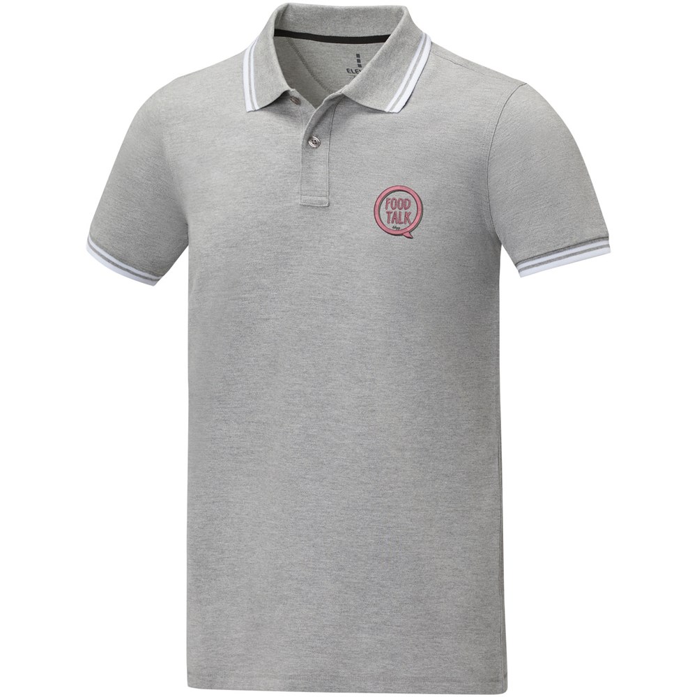 Elegantes Amarago Herren-Polo aus Piqué-Baumwolle – Ideal für Events