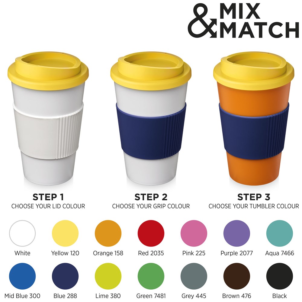 ColorMix® 350 ml Britischer Isolierbecher – Perfektes Event-Werbegeschenk