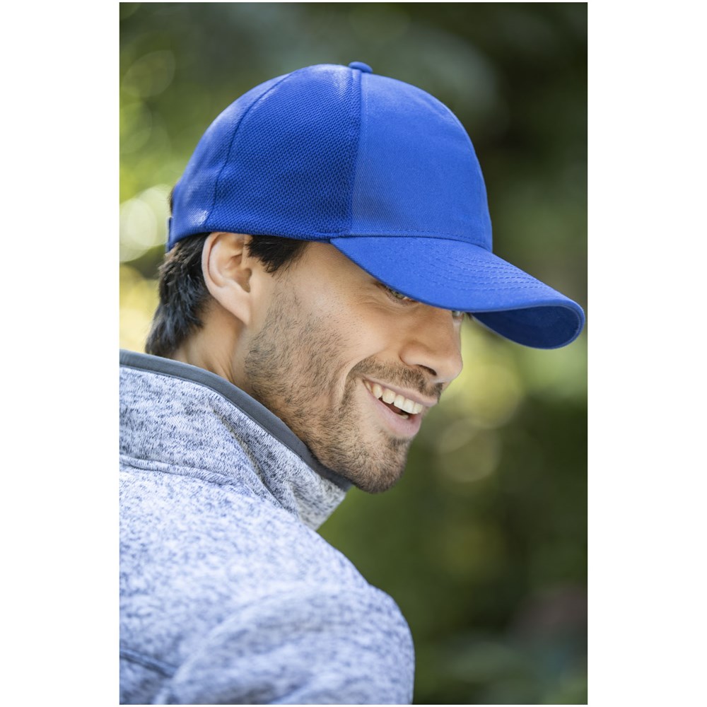 Drake 6-Panel Mesh Cap: Premium Baumwolltwill für Events & Werbegeschenke