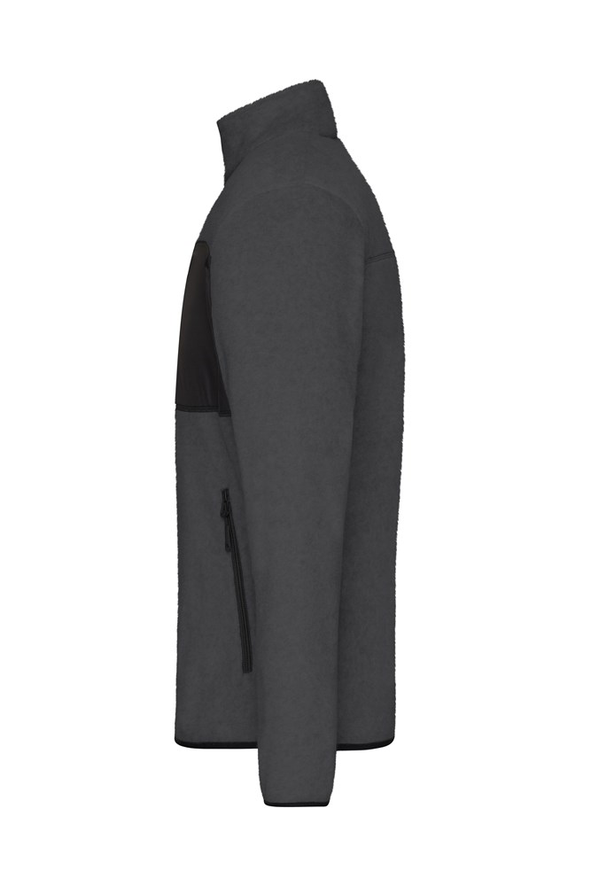 Recycled PET Men's Fleece Jacket mit Logo für Events & Messen
