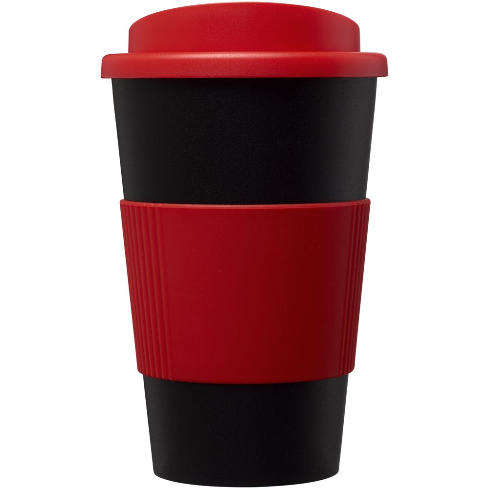 Americano® 350 ml Promo-Isolierbecher mit Silikonring, BPA-frei