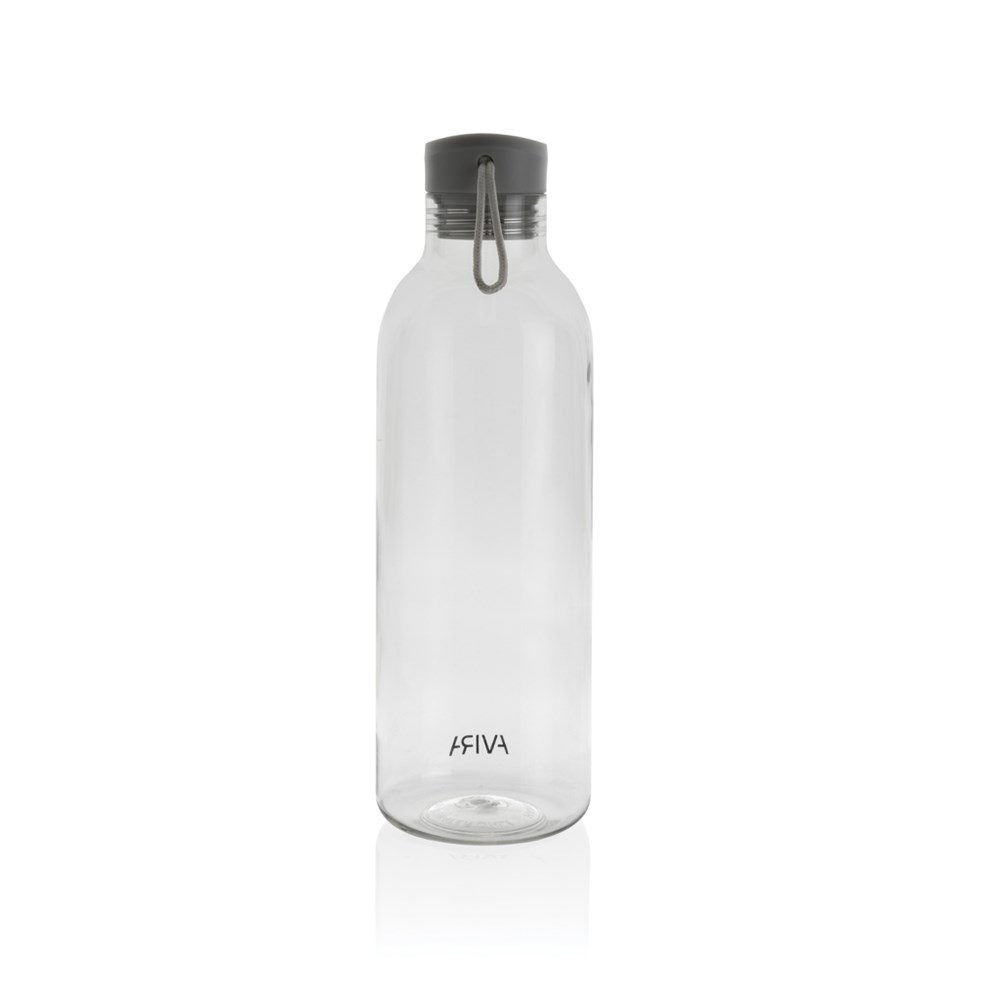 Avira Atik RPET Flasche 1L minimalistisch mit recyceltem Design als Event-Werbegeschenk