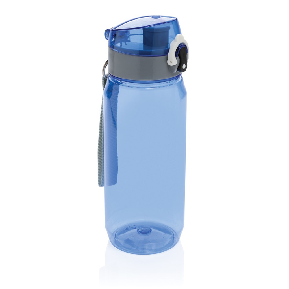 RPET AquaGrip 600ml Blau – Ideales Kundenbindungsgeschenk mit Logo