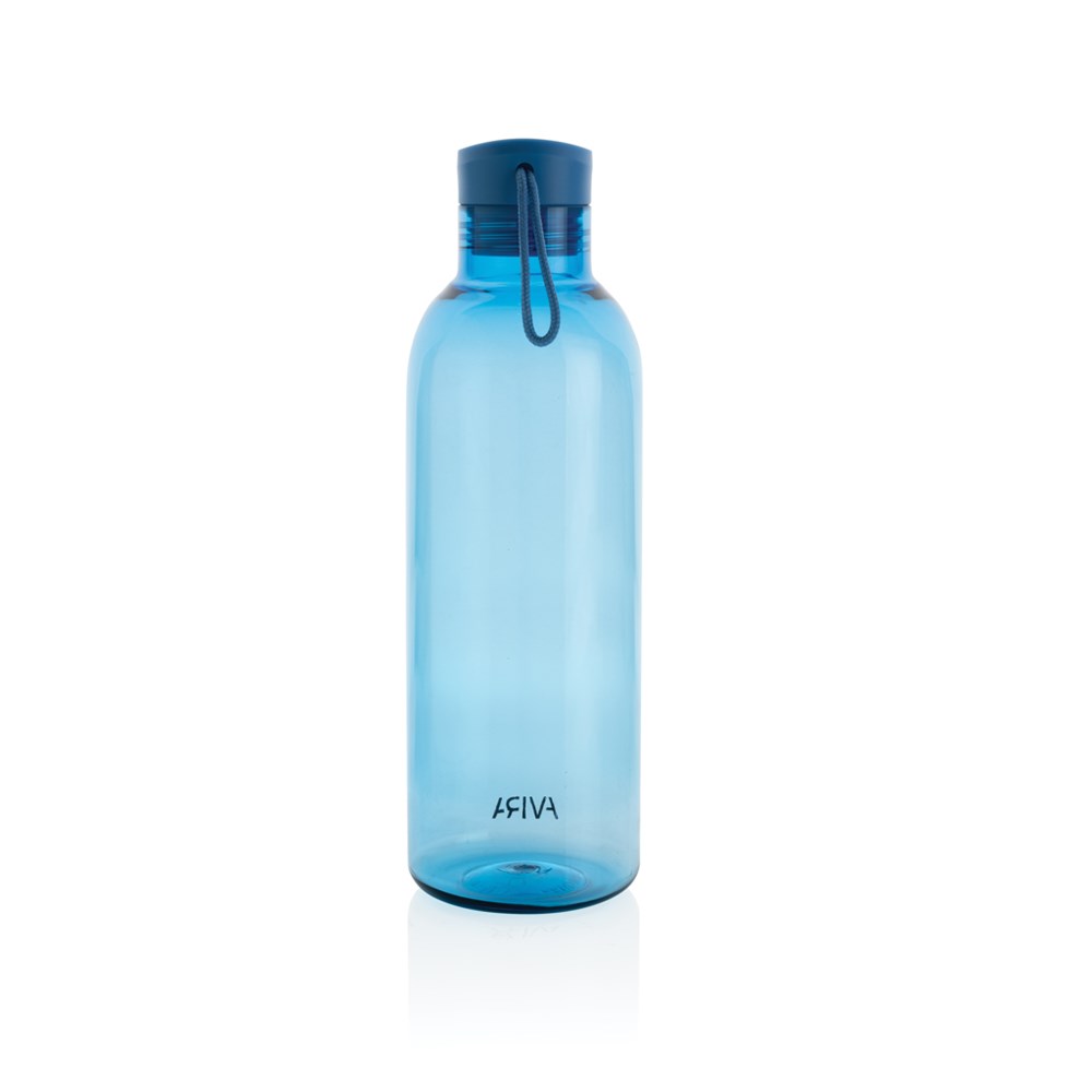 Atik RCS Flasche 1L RPET Blau – Elegantes Werbegeschenk für Events