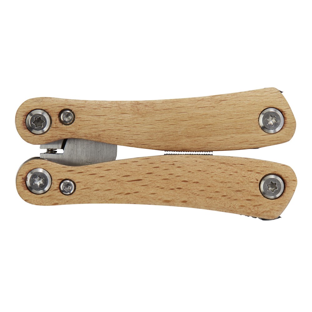 Anderson Adventure Pro Multitool aus Edelstahl mit Holzgriffen