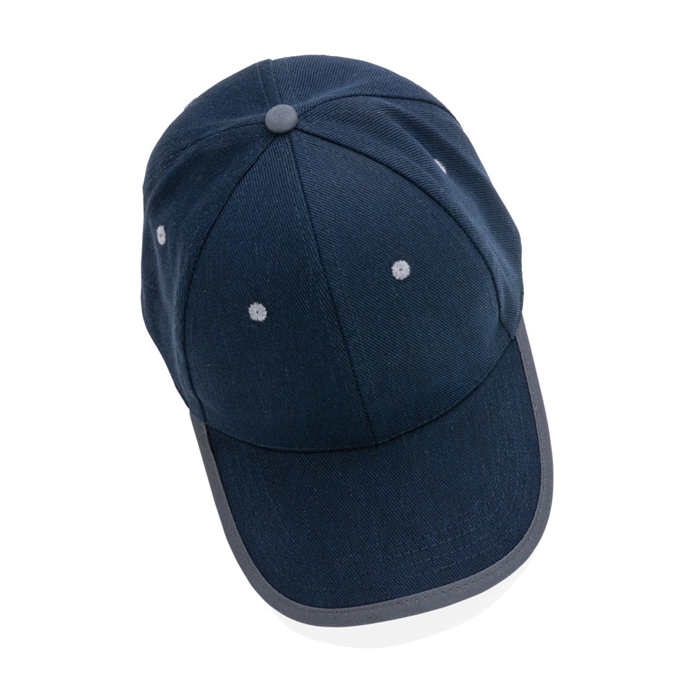 Impact Cap Brushed rCotton Dunkelgrau – Strahlendes Werbegeschenk mit Logo