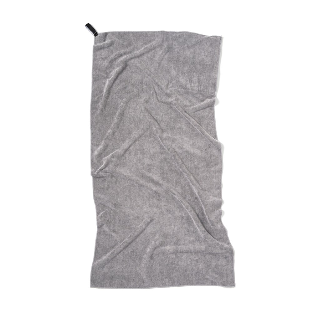 VINGA GRS rPET Active Dry Handtuch 140x70 - grau (± PMS 17-3911)