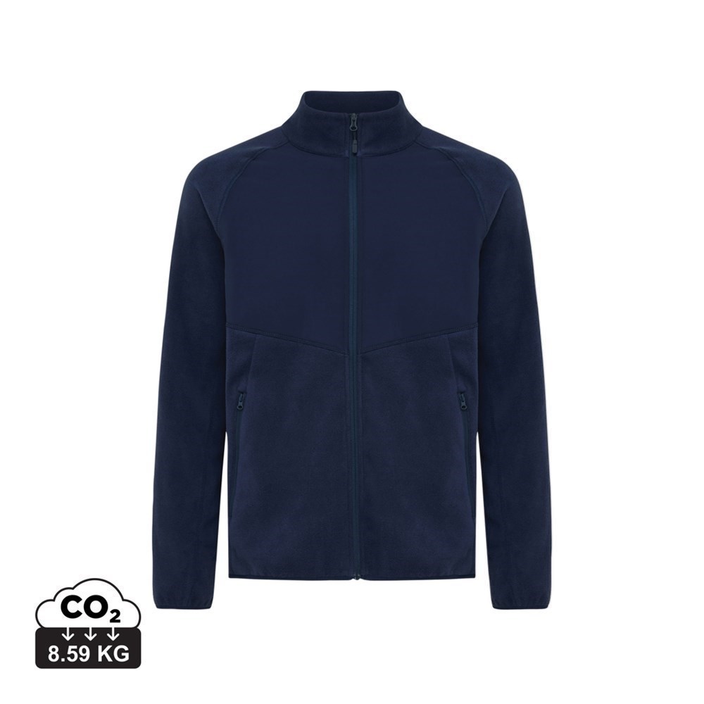 Iqoniq Talung Mikrofleece-Jacke 100% recycelt – Ideal für Events mit Logo