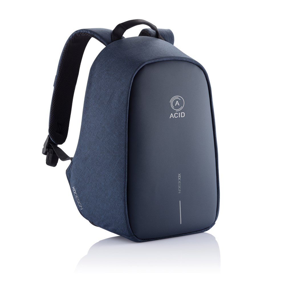 Bobby Hero Small rPET Rucksack mit USB-Ladeanschluss - Innovatives Werbegeschenk für Events