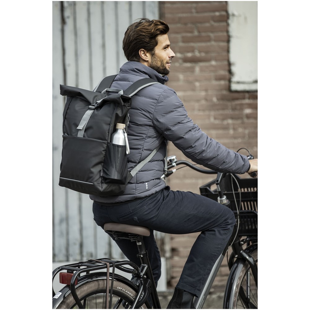 Aqua CyclePro 15" GRS-Fahrradtasche mit Logo-Option, 20L