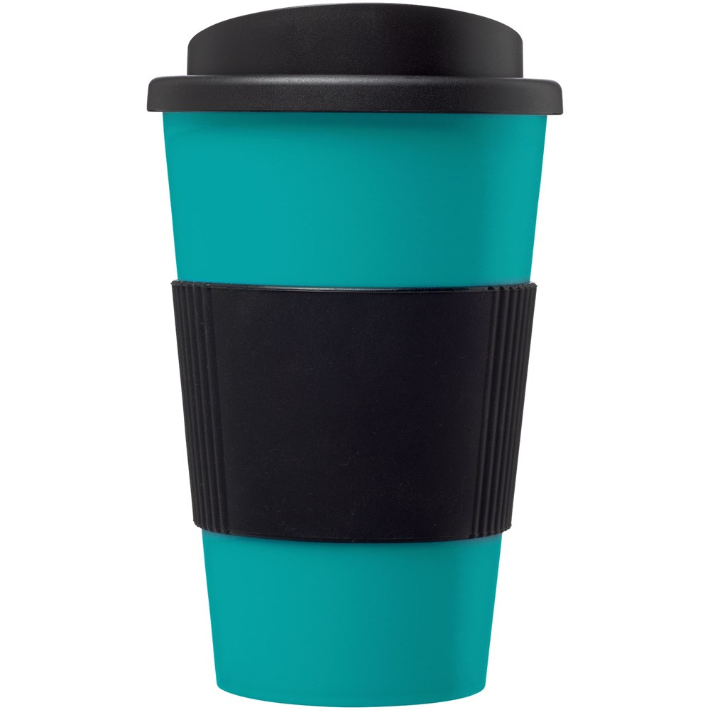 Americano® 350 ml Werbebecher mit Silikonring – Logo-Highlight für Events