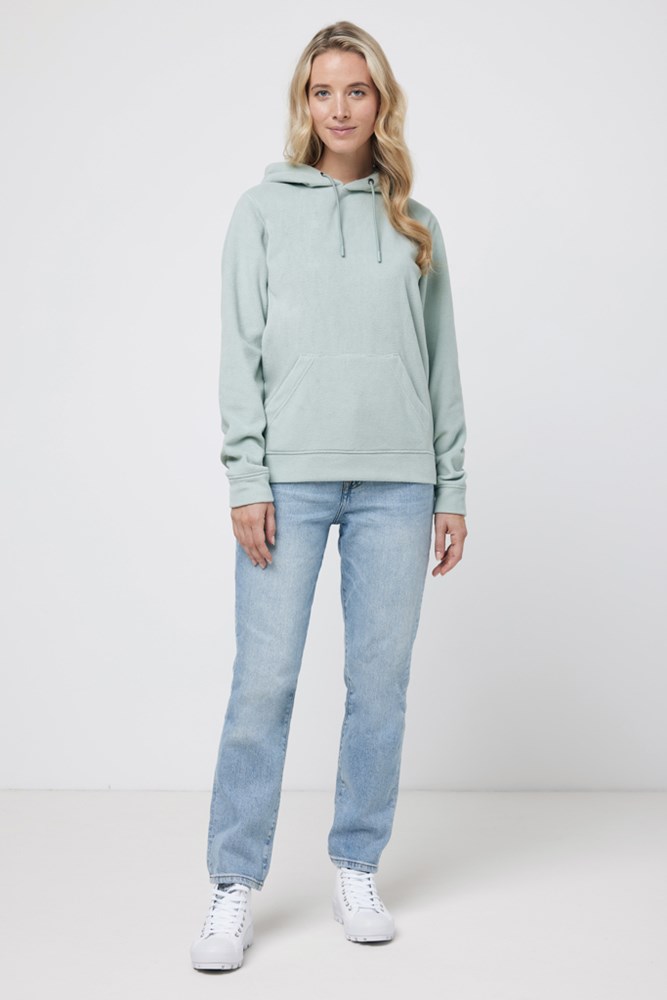 Iqoniq Trivor Fleece Hoodie 240gr recyc. Polyester – Perfekter Werbeartikel mit Logo