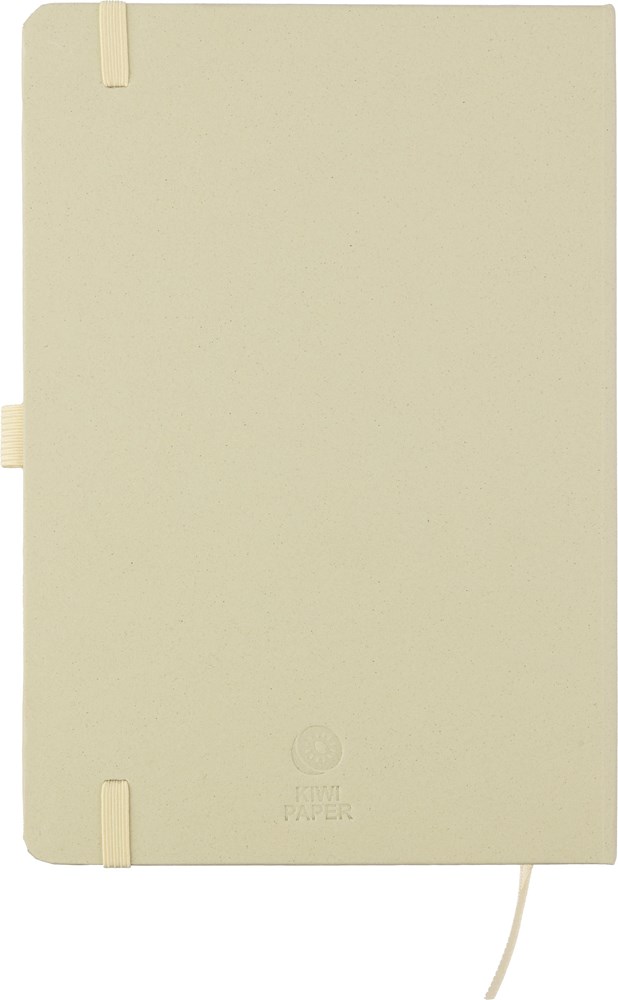 **Gertrud's A5 Notizbuch aus Upcycling-Material – Ideales Werbegeschenk mit Logo**