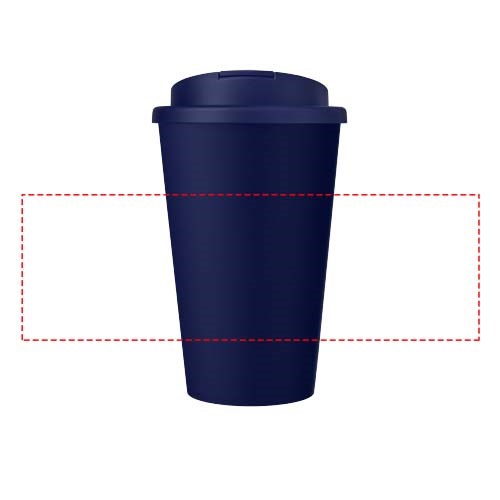 Americano® EcoClip 350 ml – Werbegeschenk mit Logo, auslaufsicherer Recycling-Becher