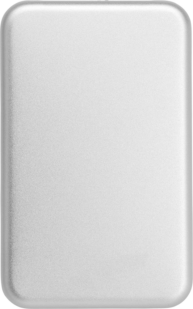 Aluminium Solar Powerbank Drew – Praktisches Werbegeschenk mit Logo, 4000 mAh