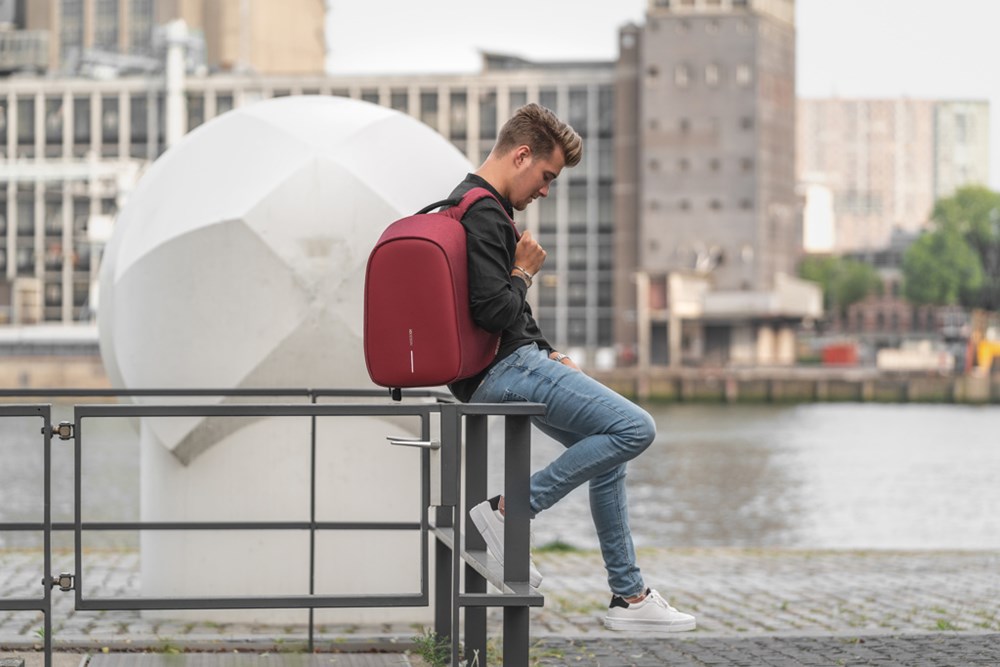 Bobby Hero Regular Anti-Diebstahl-Rucksack mit recyceltem PET – Perfektes Werbegeschenk für Events