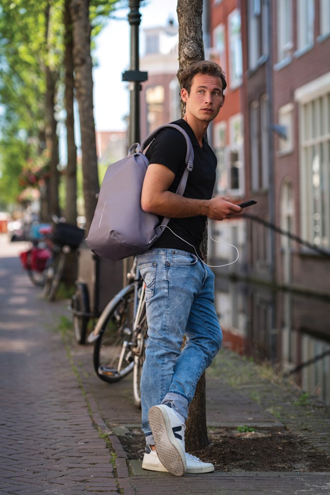 Bobby Soft Rucksack mit RFID-Schutz und USB-Port – Vielseitiges Werbegeschenk für Uni und Reisen