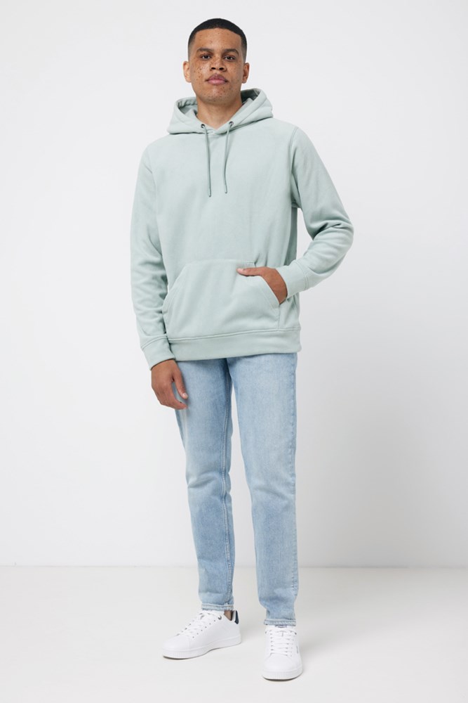Iqoniq Trivor Fleece Hoodie 240gr recyc. Polyester – Perfekter Werbeartikel mit Logo