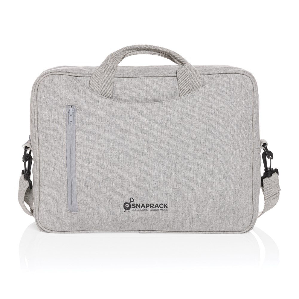 Laluka AWARE™ 15.4" Laptop-Tasche aus recycelter Baumwolle - Elegantes Event-Geschenk mit Logo