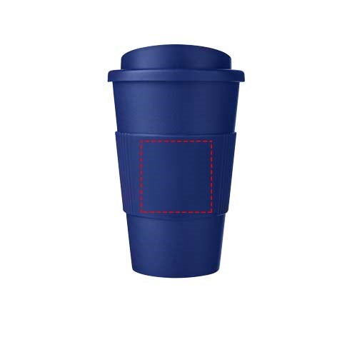 Americano® 350 ml Promo-Isolierbecher mit Silikonring, perfekt bedruckbar