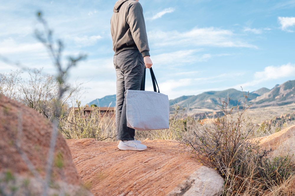 Impact Aware Kühltasche aus ungefärbtem Rcanvas – Praktisches Werbegeschenk für Events