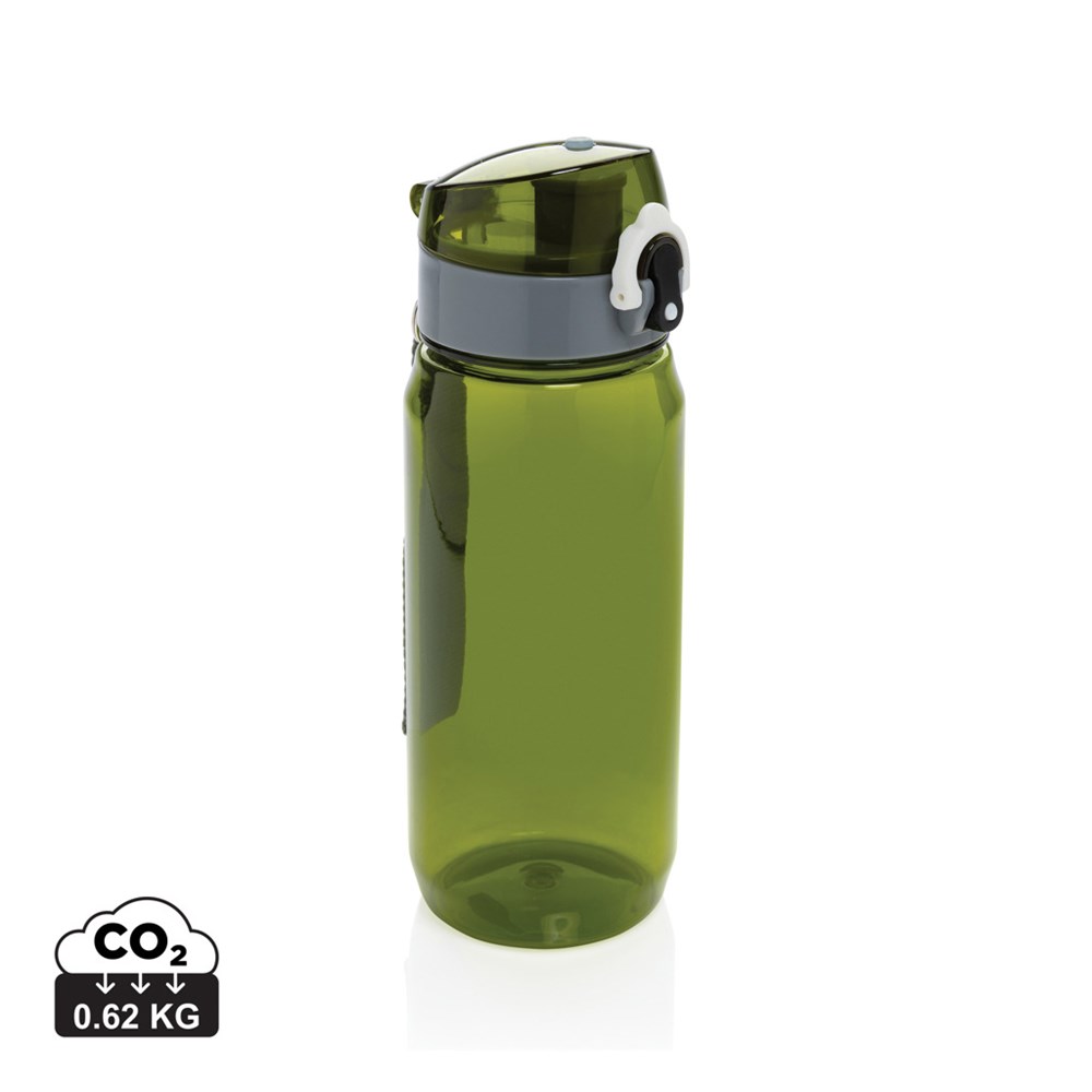 Yide RCS rPET Flasche 600ml auslaufsicher mit Logo ideal für Events