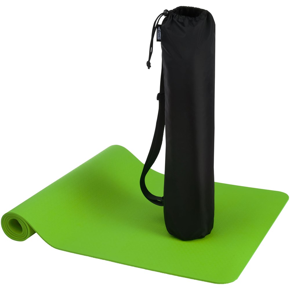 Virabha Yogamatte aus recyceltem TPE - grün