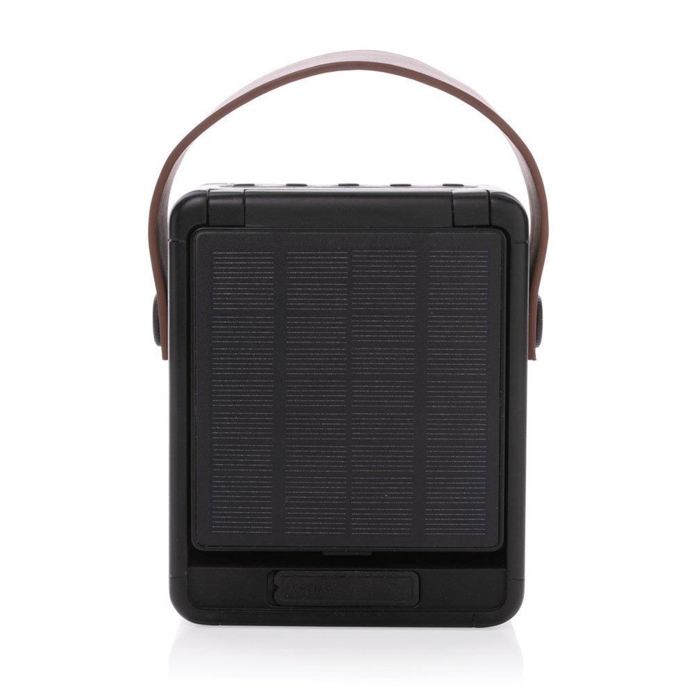 Skywave Solar Speaker 12W aus RCS ABS - Strahlendes Event-Gadget mit Logo