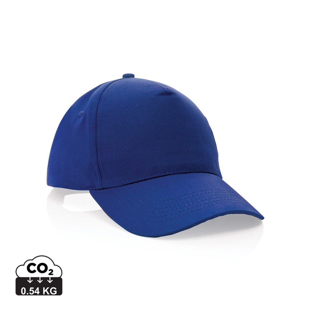 Impact 5 Panel Kappe aus recyceltem rCotton – Perfekter Werbeartikel mit Logo