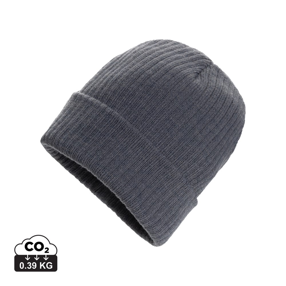 Pryor AWARE Polylana Beanie grau - Vielseitiges Werbegeschenk mit Logo