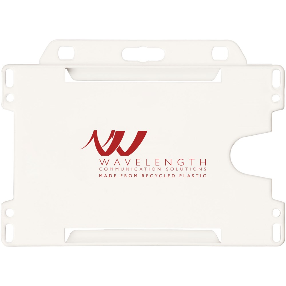 Vega Recycled Card Holder – Ideal für Messen & Events mit Logo