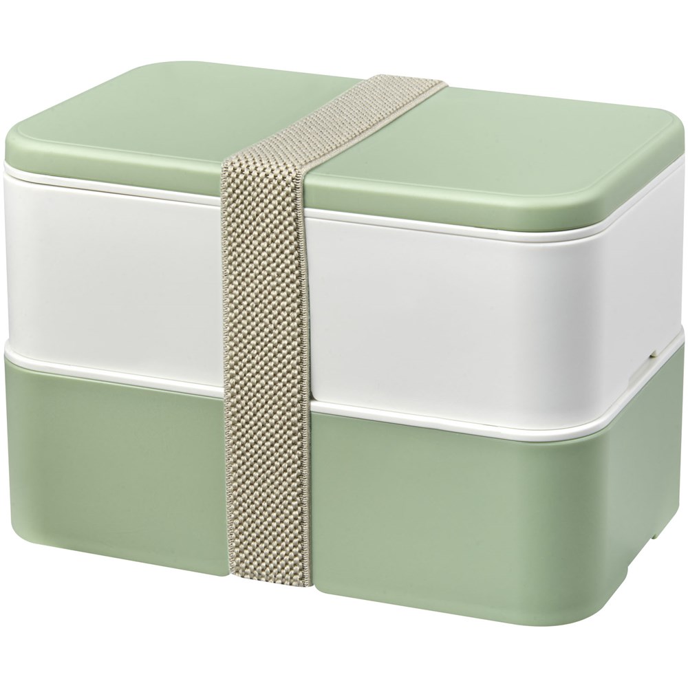 MIYO Renew Dual Lunchbox aus Zuckerrohr – Werbegeschenk mit Logo