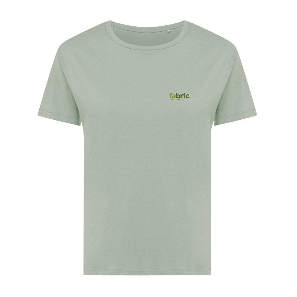 Iqoniq Yala Damen T-Shirt aus recycelter Baumwolle – Modern-Fit Event-Geschenk mit Logo