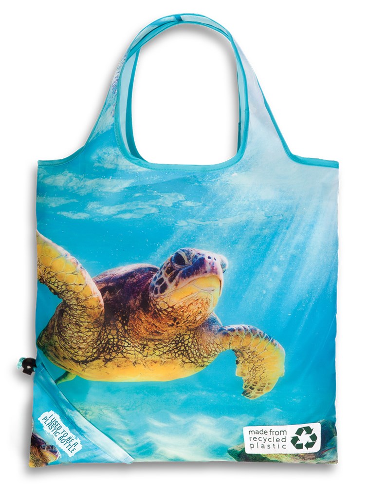 Kreta Shopper: Praktischer Faltshopper aus recycelten PET-Flaschen für Events