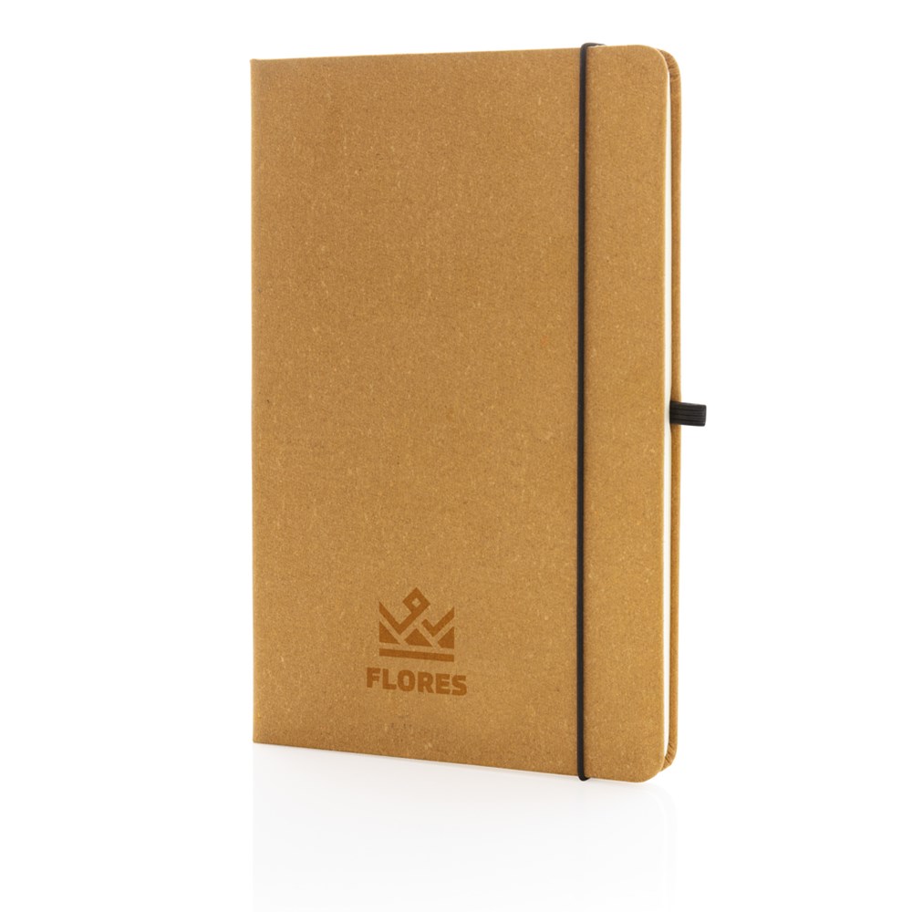 PU Hardcover Notizbuch A5 Weiß – Ideales Event-Geschenk mit Logo