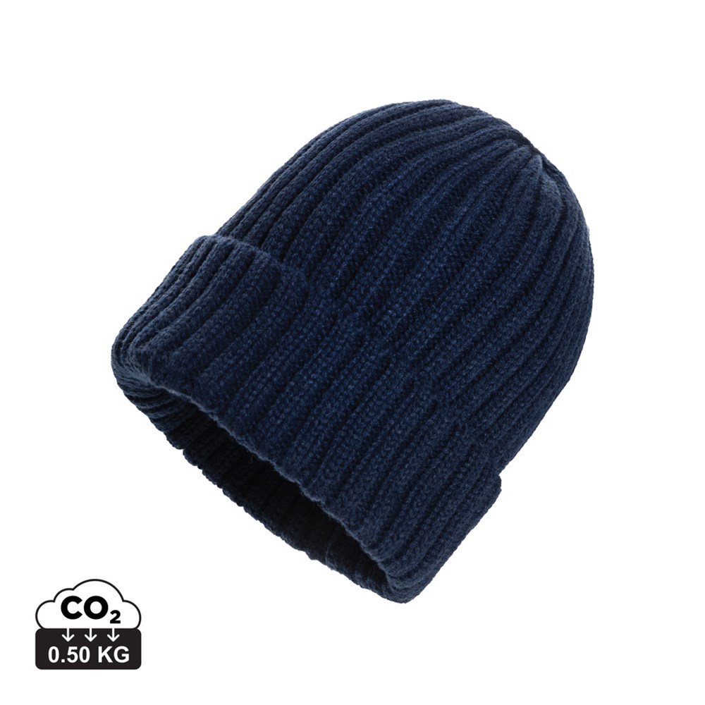 Kennedi AWARE Polylana Beanie Grau – Stilvolles Werbegeschenk für Events