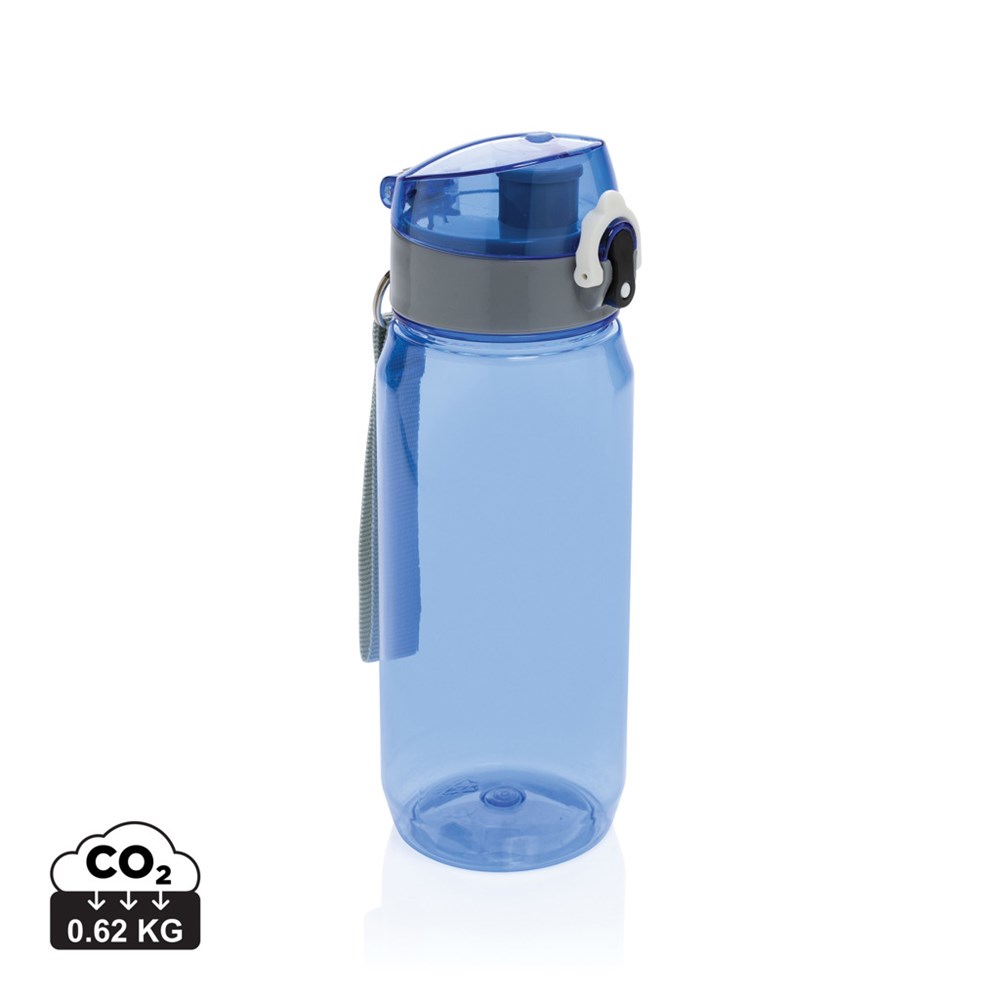 RPET AquaGrip 600ml Blau – Ideales Kundenbindungsgeschenk mit Logo