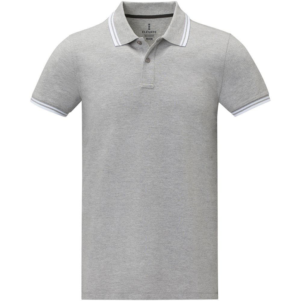 Elegantes Amarago Herren-Polo aus Piqué-Baumwolle – Ideal für Events