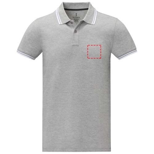 Elegantes Amarago Herren-Polo aus Piqué-Baumwolle – Ideal für Events