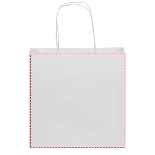 Kraftpapiertasche PURE, 120 g/m² – Individuelle Werbetasche für Events