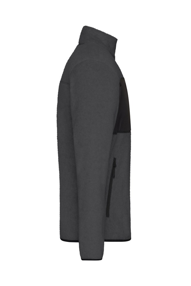 Recycled PET Men's Fleece Jacket mit Logo für Events & Messen