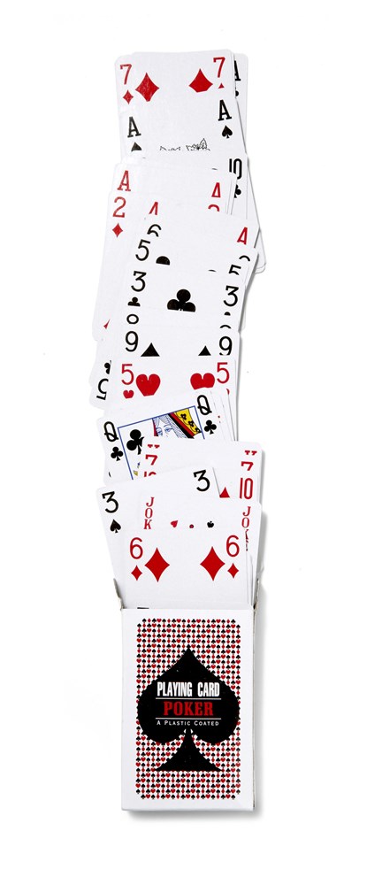 Spielkarten Anton – Hochwertige Pokerkarten in Papp-Box für Werbeaktionen mit Logo