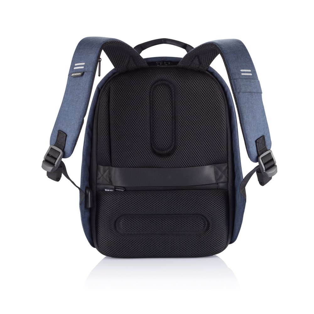 Bobby Hero Small rPET Rucksack mit USB-Ladeanschluss - Innovatives Werbegeschenk für Events