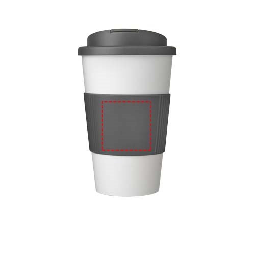 Americano® 350 ml Werbe-Isolierbecher mit Clip & Schutzring, Logo-fähig